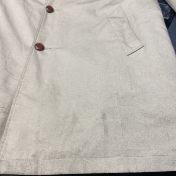 Vintage Croydon Men 46R Insulated lined Overcoat London Olefine Coat - Picture 9 of 10